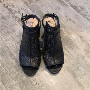 Via Spiga black heeled sandal